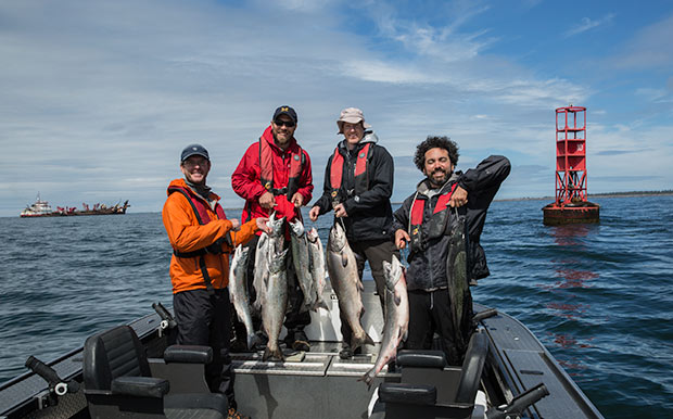 Buoy 10 in Astoria Oregon is well known as some of the best salmon fishing on the West Coast.