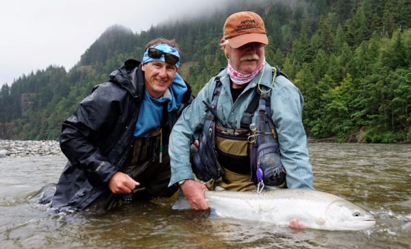 Steelhead fishing on the Dean RIver