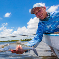 Pescadora at Viejo Chac Lodge is arguably the best value in Ascension Bay for anglers seeking a fishing-focused lodge with access to great waters and incredible guides.