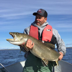 When the lodge opened, they implemented a “catch and release” policy for huge lake trout. Over the years they have chosen to continue this policy. Although, they do keep a few smaller fish for dinner and you would like to get a trophy mounted, they are happy to accommodate that.