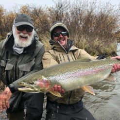 During the course of our season, our guests will catch all 5 Pacific salmon found in Alaska – King salmon (Chinook), Red salmon (Sockeye), Silver salmon (Coho), Pink salmon (Humpy) and Chum salmon (Dog). You will also catch great numbers of Dolly Varden, Rainbow Trout and Grayling.
