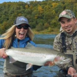 while most of our guests fish with fly rods, we are very happy to host guests who want to use spinning gear and/or conventional tackle.