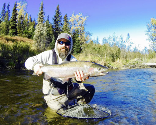 river boasts the largest steelhead run on the Peninsula.