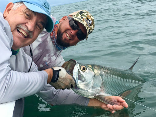 Fishing for tarpon in Belize