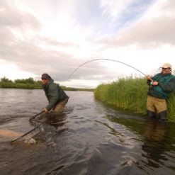 You’ll fish until evening, enjoy a memorable dinner with your friends, and then return to the river and fish as late as you’d like.