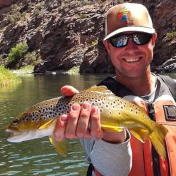 June and into July the Gunnison River gets large hatches of Salmon flies along with other stoneflies.