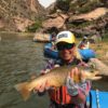 Through summer a variety of techniques are used to fish the Gunnison, your guide will know what is working best to put you on the fish. Nymphing, dry fly fishing, and throwing streamers can all be done in a single day on the “Gunny”.