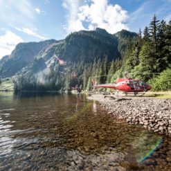 Helicopter fly fishing trips in British Columbia